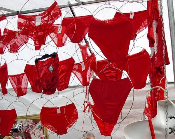 Red underwear for New Year