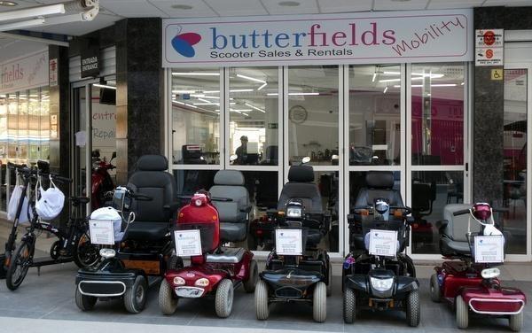 Butterfields Mobility Benidorm, mobility scooter hire