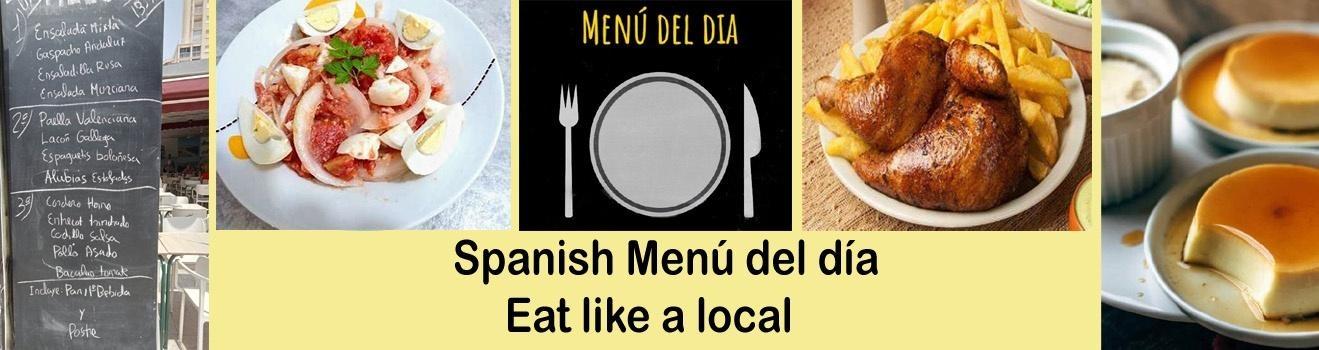 spanish food menu